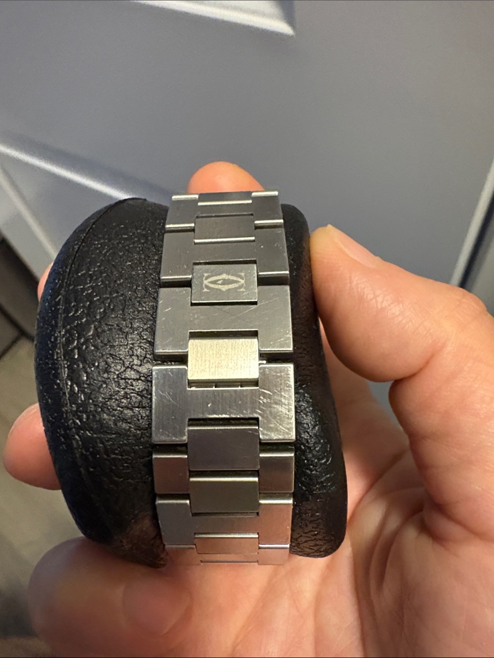 Cartier Stainless Steel Watch with Black Dial - Picture 6 of 8